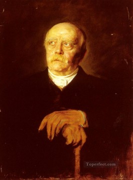 Retrato de Furst Otto von Bismarck Franz von Lenbach Pinturas al óleo